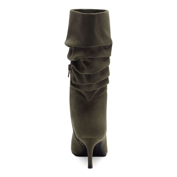 ALFANI Womens Olive Green Padded Lissa Pointed Toe Stiletto Slouch Boot 7 M - Picture 2 of 4
